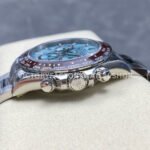 VS Factory Counterweight Rolex Daytona 126506-0002 40mm Full Platinum Ice Blue Diamond Baguette Dial