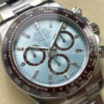VS Factory Counterweight Rolex Daytona 126506-0002 40mm Full Platinum Ice Blue Diamond Baguette Dial