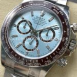 VS Factory Counterweight Rolex Daytona 126506-0002 40mm Full Platinum Ice Blue Diamond Baguette Dial