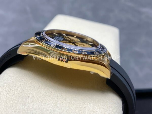 VS Factory Counterweight Rolex Daytona 126518LN-0004 40mm Yellow Gold Oysterflex Gold Eye Black Dial