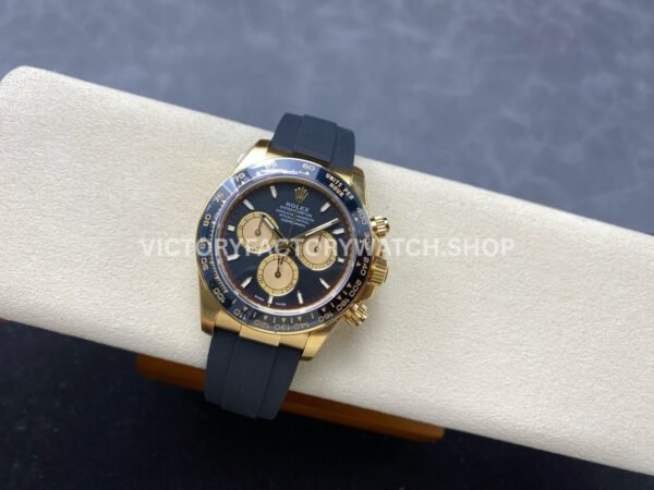 VS Factory Counterweight Rolex Daytona 126518LN-0004 40mm Yellow Gold Oysterflex Gold Eye Black Dial