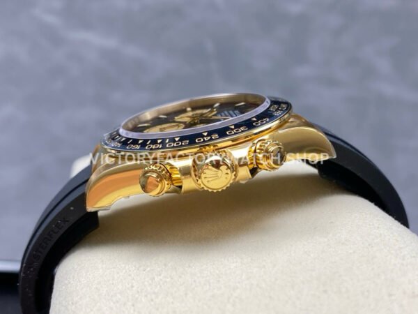 VS Factory Counterweight Rolex Daytona 126518LN-0004 40mm Yellow Gold Oysterflex Gold Eye Black Dial
