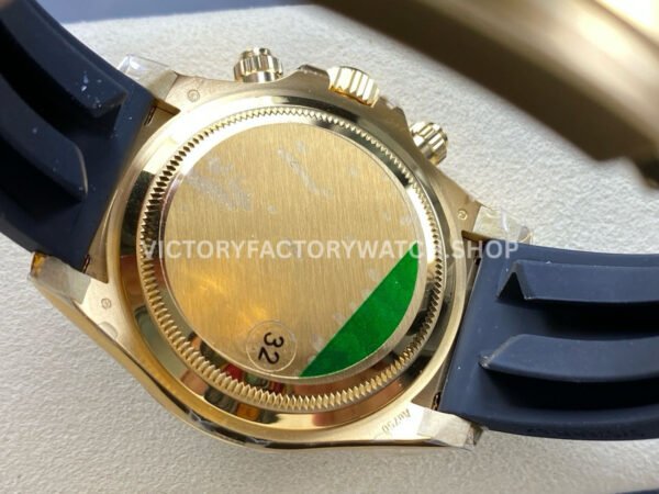VS Factory Counterweight Rolex Daytona 126518LN-0004 40mm Yellow Gold Oysterflex Gold Eye Black Dial