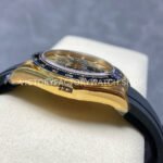 VS Factory Counterweight Rolex Daytona 126518LN-0012 40mm Yellow Gold Rubber Strap Black Eye Champagne Dial