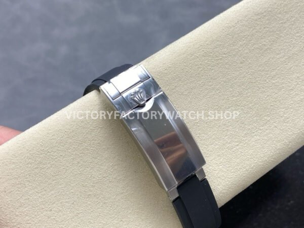 VS Factory Counterweight Rolex Daytona 126519LN-0002 40mm White Gold Oysterflex Silver Eye Black Dial