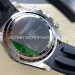 VS Factory Counterweight Rolex Daytona 126519LN-0002 40mm White Gold Oysterflex Silver Eye Black Dial