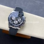 VS Factory Counterweight Rolex Daytona 126519LN-0002 40mm White Gold Oysterflex Silver Eye Black Dial