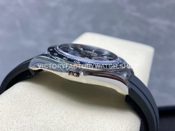 VS Factory Counterweight Rolex Daytona 126519LN-0002 40mm White Gold Oysterflex Silver Eye Black Dial