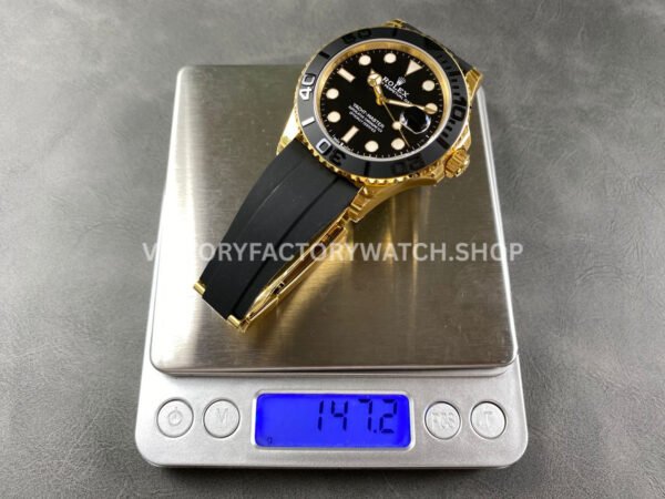 VS Factory Counterweight Rolex Yacht-Master 226658 42mm Yellow Gold Oysterflex Black Dial (5) VS Factory Counterweight Rolex Yacht-Master 226658 42mm Yellow Gold Oysterflex Black Dial