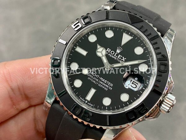 VS Factory Counterweight Rolex Yacht-Master 226659 42mm White Gold Oysterflex Black Dial (4) VS Factory Counterweight Rolex Yacht-Master 226659 42mm White Gold Oysterflex Black Dial