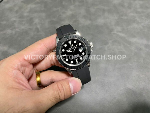 VS Factory Counterweight Rolex Yacht-Master 226659 42mm White Gold Oysterflex Black Dial (9) VS Factory Counterweight Rolex Yacht-Master 226659 42mm White Gold Oysterflex Black Dial