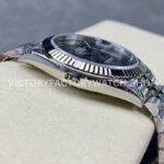 VS Factory Counterweight Rolex Wimbledon Datejust 126334-0022 41mm Full 904L Roman Number Grey Dial Jubilee