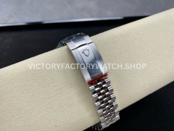 VS Factory Counterweight Rolex Wimbledon Datejust 126334-0022 41mm Full 904L Roman Number Grey Dial Jubilee
