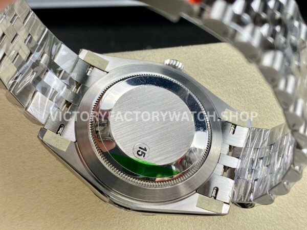 VS Factory Counterweight Rolex Wimbledon Datejust 126334-0022 41mm Full 904L Roman Number Grey Dial Jubilee
