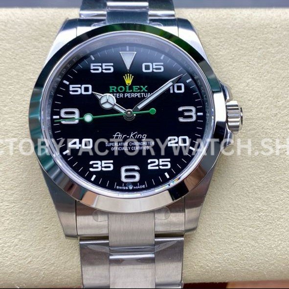 VS Factory Rolex Air King 126900 40mm Full 904L Black Dial Super clone