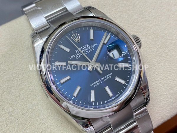 VS Factory Rolex Datejust 126200-0006 36mm Smooth Bezel Full 904L Blue Dial