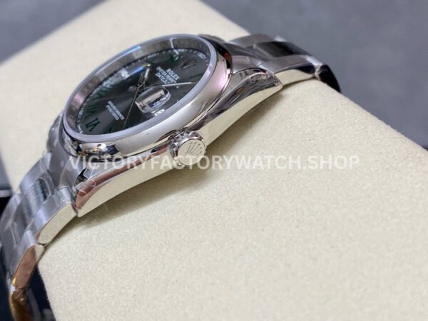 VS Factory Rolex Datejust 126200-0018 36mm Smooth Bezel Full 904L Roman Number Grey Dial