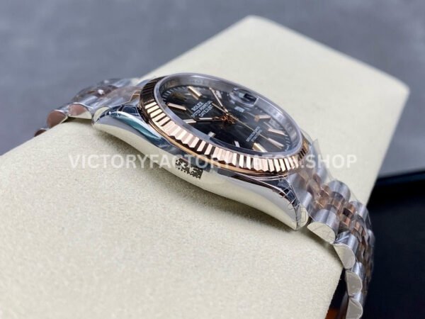 VS Factory Rolex Datejust 126231-0013 36mm Half Rose Gold Grey Dial Jubilee