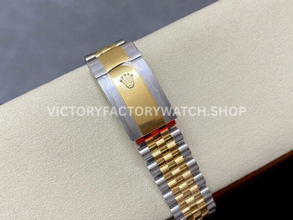 VS Factory Rolex Datejust 126233-0035 36mm Half Yellow Gold Roman Number Grey Dial Jubilee