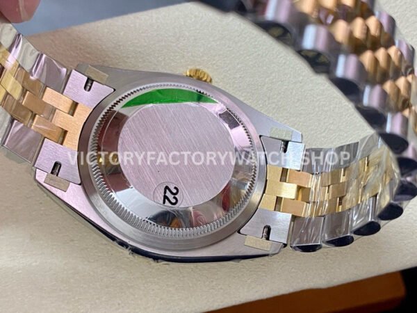 VS Factory Rolex Datejust 126233-0035 36mm Half Yellow Gold Roman Number Grey Dial Jubilee