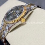 VS Factory Rolex Datejust 126233-0035 36mm Half Yellow Gold Roman Number Grey Dial Jubilee