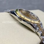 VS Factory Rolex Datejust 126233-0045 36mm Half Yellow Gold Diamond Fluted Motif Champagne Dial Jubilee