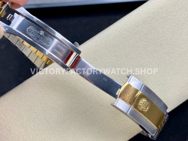 VS Factory Rolex Datejust 126233-0045 36mm Half Yellow Gold Diamond Fluted Motif Champagne Dial Jubilee