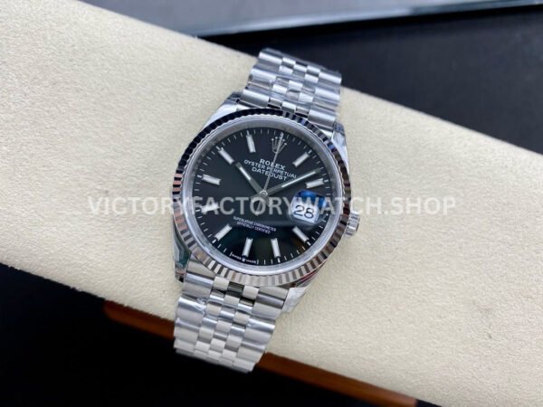 VS Factory Rolex Datejust 126234-0015 36mm Full 904L Black Dial Jubilee