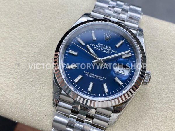 VS Factory Rolex Datejust 126234-0017 36mm Full 904L Blue Dial Jubilee (3) VS Factory Rolex Datejust 126234-0017 36mm Full 904L Blue Dial Jubilee