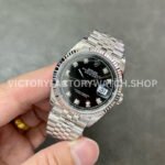 VS Factory Rolex Datejust 126234-0027 36mm Full 904L Diamond Black Dial Jubilee