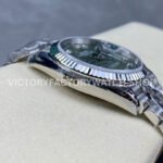 VS Factory Rolex Datejust 126234-0055 36mm Full 904L Diamond Olive Green Palm Motif Dial Jubilee (7) VS Factory Rolex Datejust 126234-0055 36mm Full 904L Diamond Olive Green Palm Motif Dial Jubilee