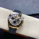 VS Factory Rolex Daytona 116518LN-0048 40mm Yellow Gold Oysterflex Black Eye Gold Dial