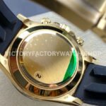 VS Factory Rolex Daytona 116518LN-0048 40mm Yellow Gold Oysterflex Black Eye Gold Dial