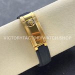 VS Factory Rolex Daytona 116518LN-0048 40mm Yellow Gold Oysterflex Black Eye Gold Dial