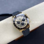VS Factory Rolex Daytona 116518LN-0048 40mm Yellow Gold Oysterflex Black Eye Gold Dial