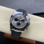 VS Factory Rolex Daytona 116519LN-0027 40mm White Gold Oysterflex Black Eye Grey Dial (1) VS Factory Rolex Daytona 116519LN-0027 40mm White Gold Oysterflex Black Eye Grey Dial