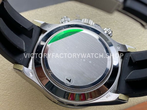 VS Factory Rolex Daytona 116519LN-0027 40mm White Gold Oysterflex Black Eye Grey Dial (4) VS Factory Rolex Daytona 116519LN-0027 40mm White Gold Oysterflex Black Eye Grey Dial