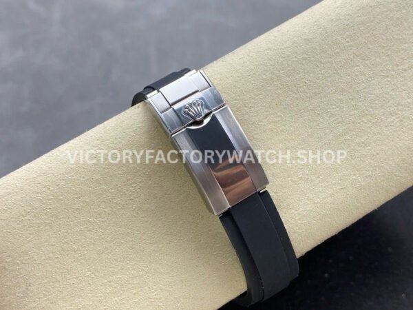 VS Factory Rolex Daytona 116519LN-0027 40mm White Gold Oysterflex Black Eye Grey Dial (9) VS Factory Rolex Daytona 116519LN-0027 40mm White Gold Oysterflex Black Eye Grey Dial