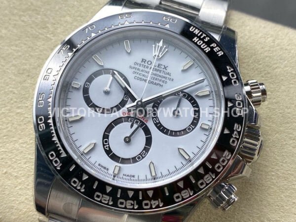 VS Factory Rolex Daytona 126500LN-0001 40mm Full 904L White Dial