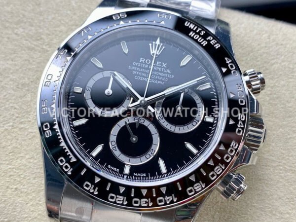 VS Factory Rolex Daytona 126500LN-0002 40mm Full 904L Black Dial