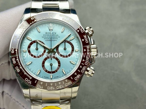 VS Factory Rolex Daytona 126506-0001 40mm Full Platinum Ice Blue Dial (2) VS Factory Rolex Daytona 126506-0001 40mm Full Platinum Ice Blue Dial Replica Watch