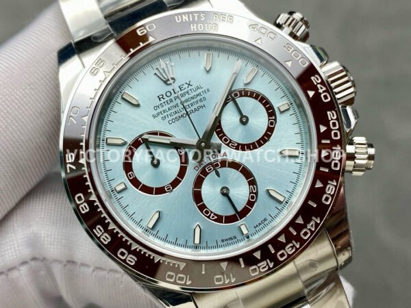 VS Factory Rolex Daytona 126506-0001 40mm Full Platinum Ice Blue Dial (6) VS Factory Rolex Daytona 126506-0001 40mm Full Platinum Ice Blue Dial