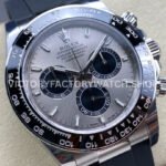 VS Factory Rolex Daytona 126519LN-0006 40mm White Gold Oysterflex Black Eye Grey Dial