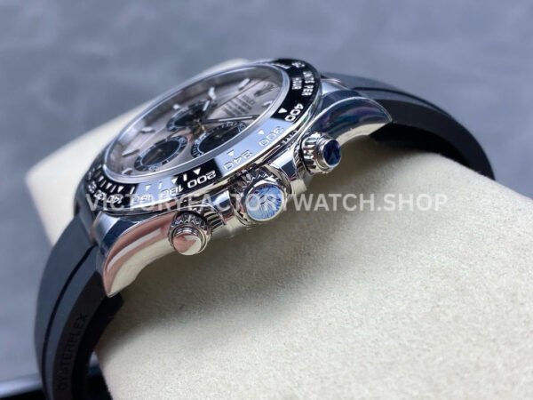 VS Factory Rolex Daytona 126519LN-0006 40mm White Gold Oysterflex Black Eye Grey Dial