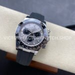 VS Factory Rolex Daytona 126519LN-0006 40mm White Gold Oysterflex Black Eye Grey Dial