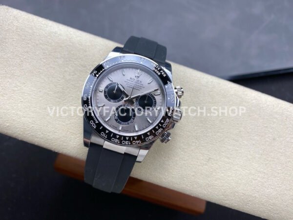 VS Factory Rolex Daytona 126519LN-0006 40mm White Gold Oysterflex Black Eye Grey Dial