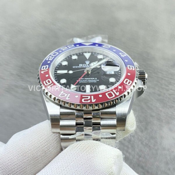VS Factory Rolex GMT-MasterII 126710BLRO-0001 40mm Full 904L Black Dial Jubilee