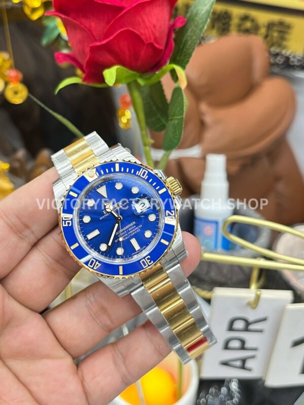 VS Factory Rolex Submariner 116613LB 40mm Half Yellow Gold Blue Dial