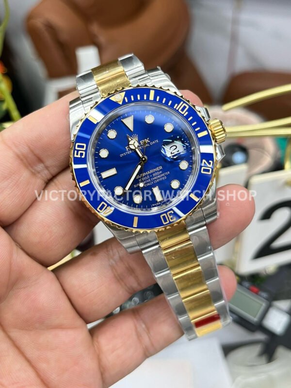 VS Factory Rolex Submariner 116613LB 40mm Half Yellow Gold Blue Dial
