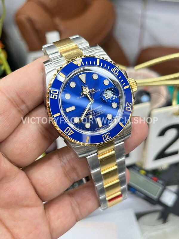 VS Factory Rolex Submariner 116613LB 40mm Half Yellow Gold Blue Dial